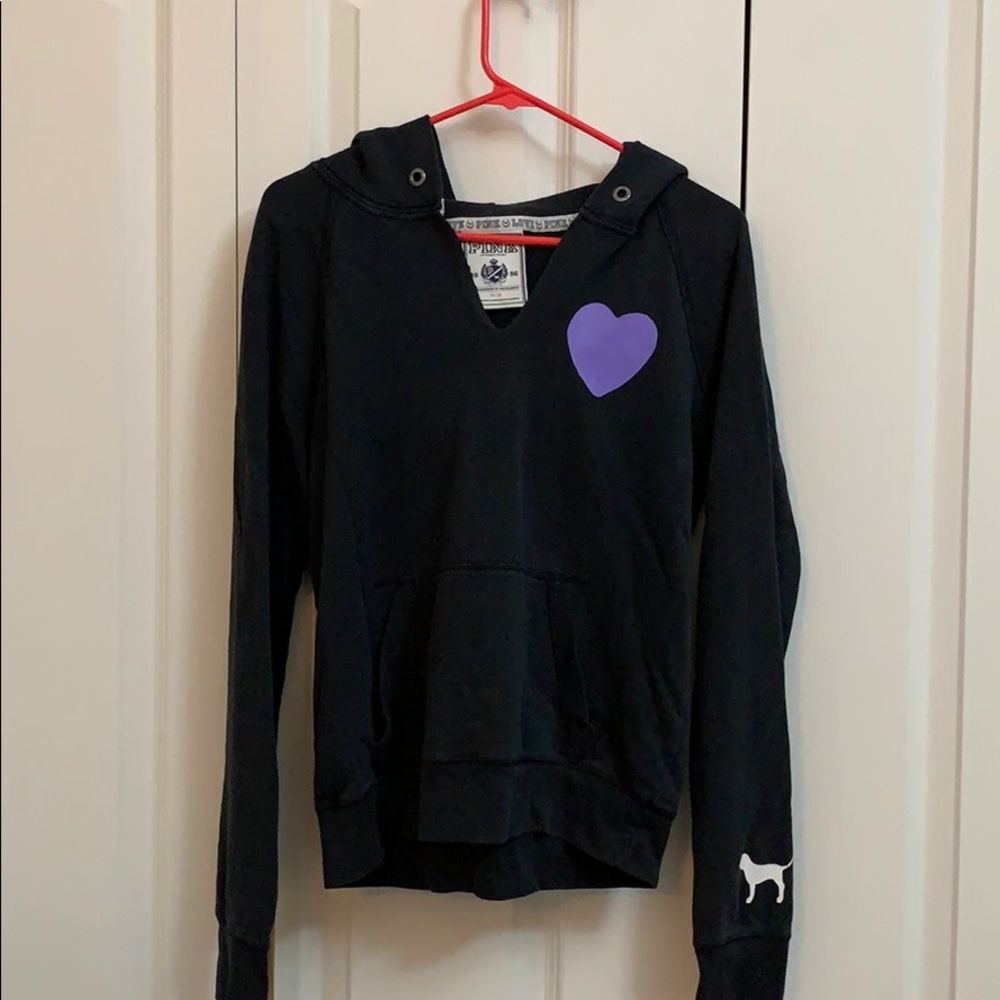 Victoria’s Secret pink hooded sweatshirt